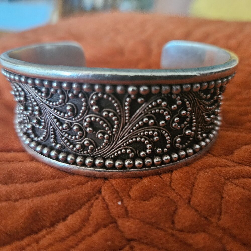 Lois Hill sterling silver cuff bracelet